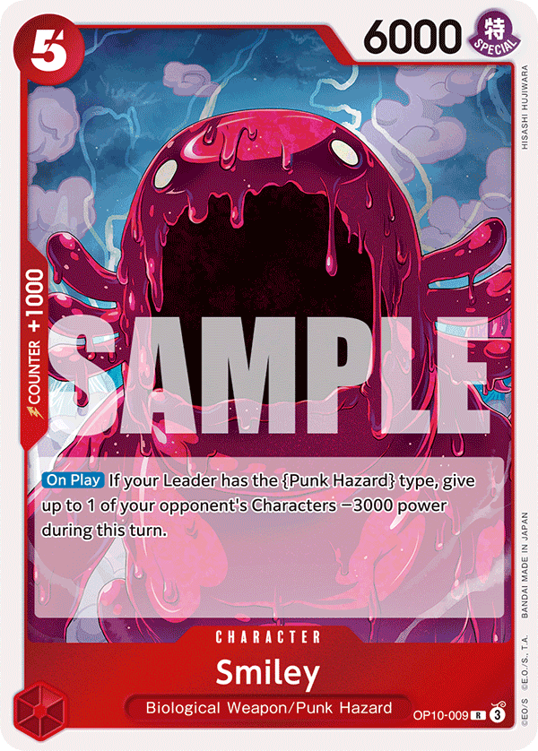 Smiley - OP10-009 R - Royal Blood - Foil - Card Cavern
