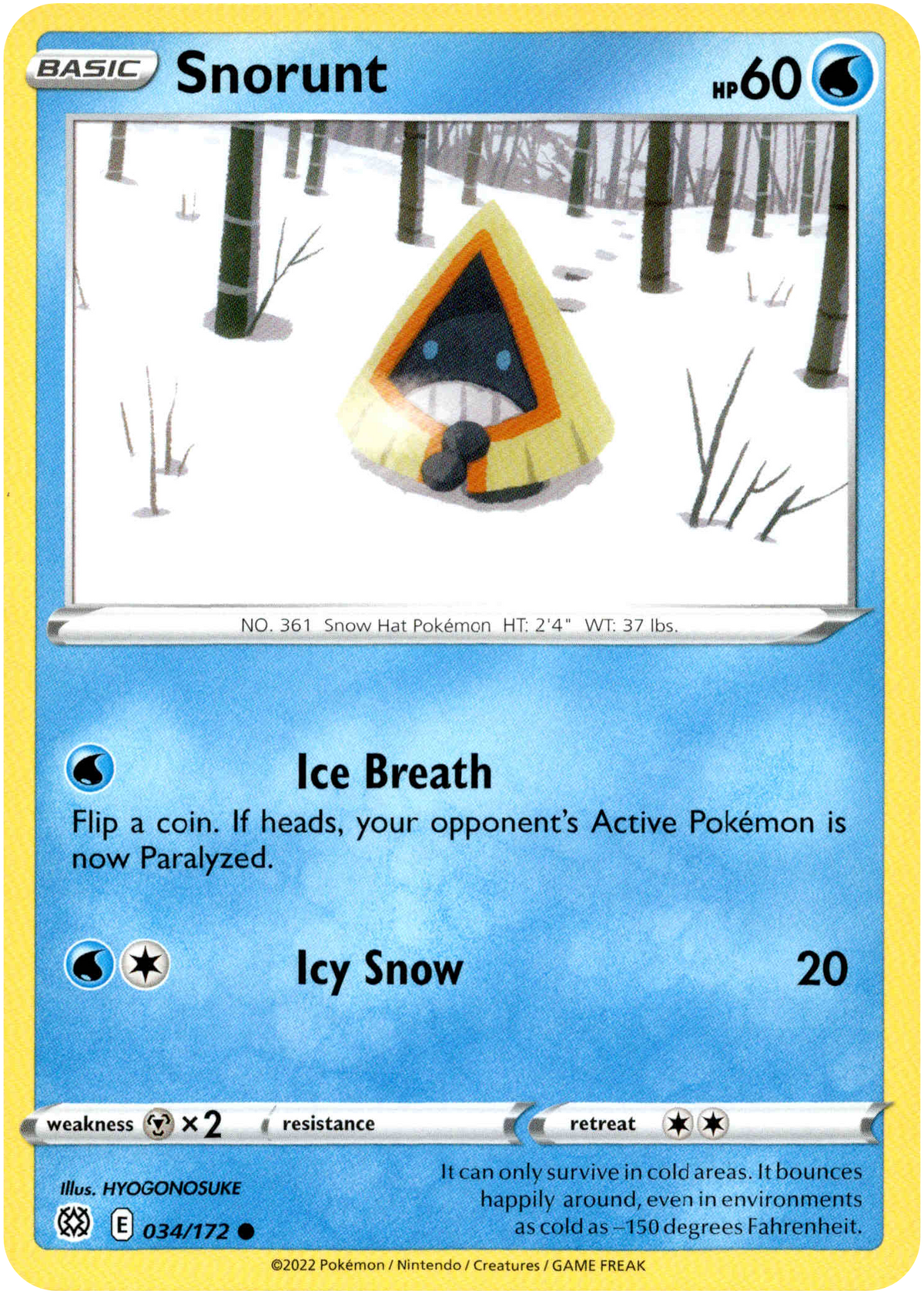 Snorunt - 034/172 - Brilliant Stars - Card Cavern