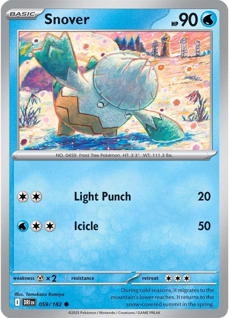 Snover - 059/182 - Destined Rivals - Card Cavern