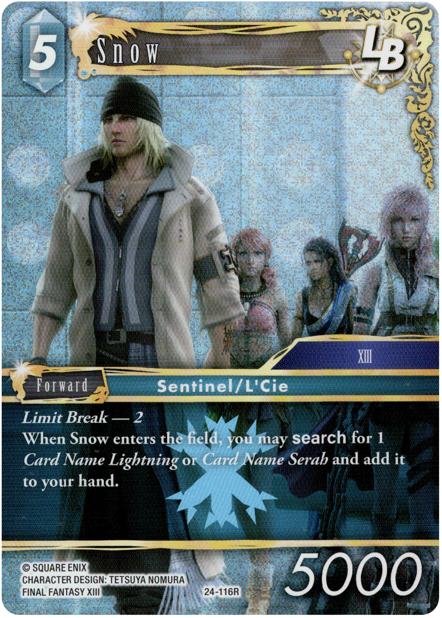 Snow - 24-116R - Hidden Legends - Foil - Card Cavern