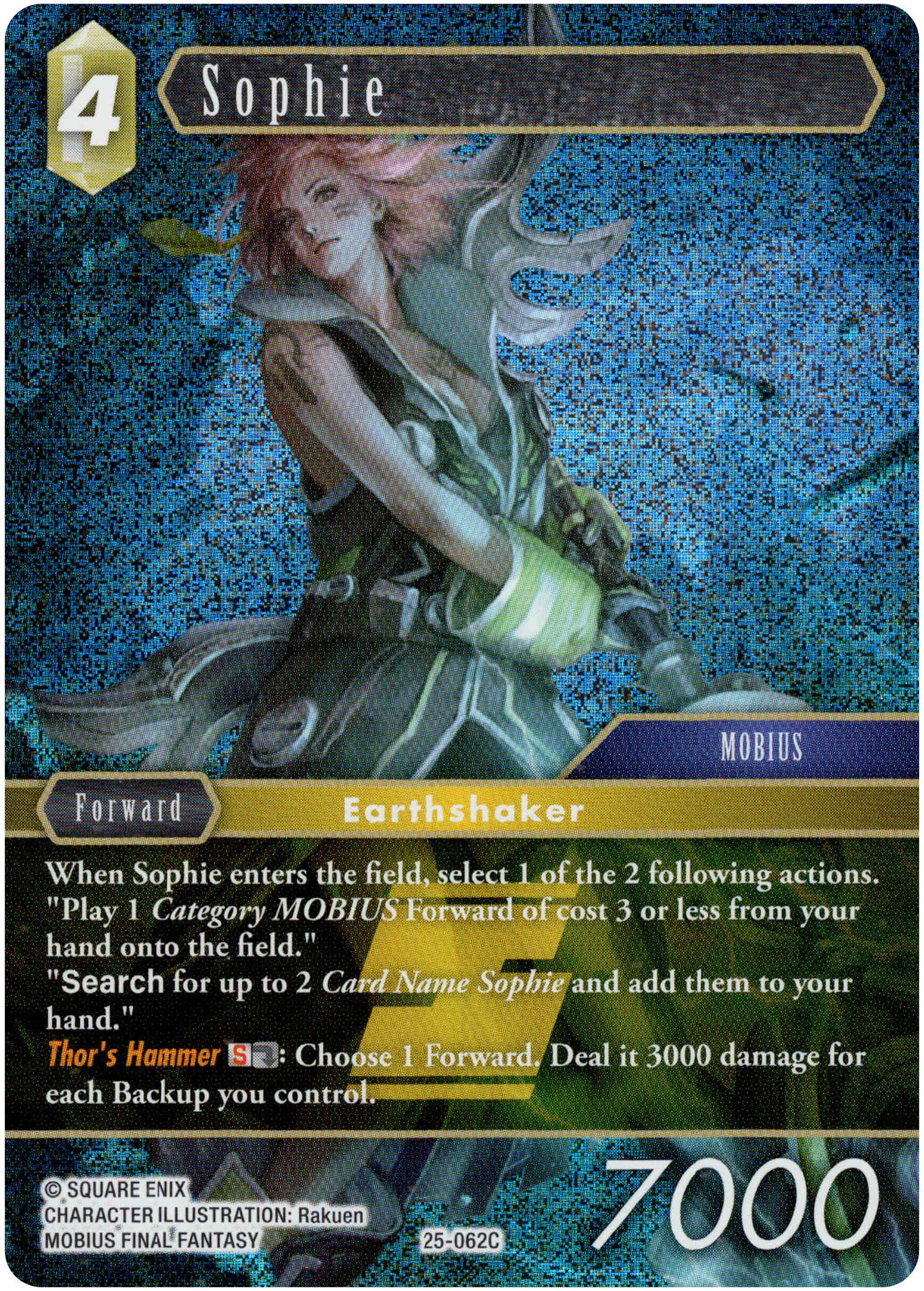 Sophie - 25-062C - Tears of the Planet - Foil - Card Cavern