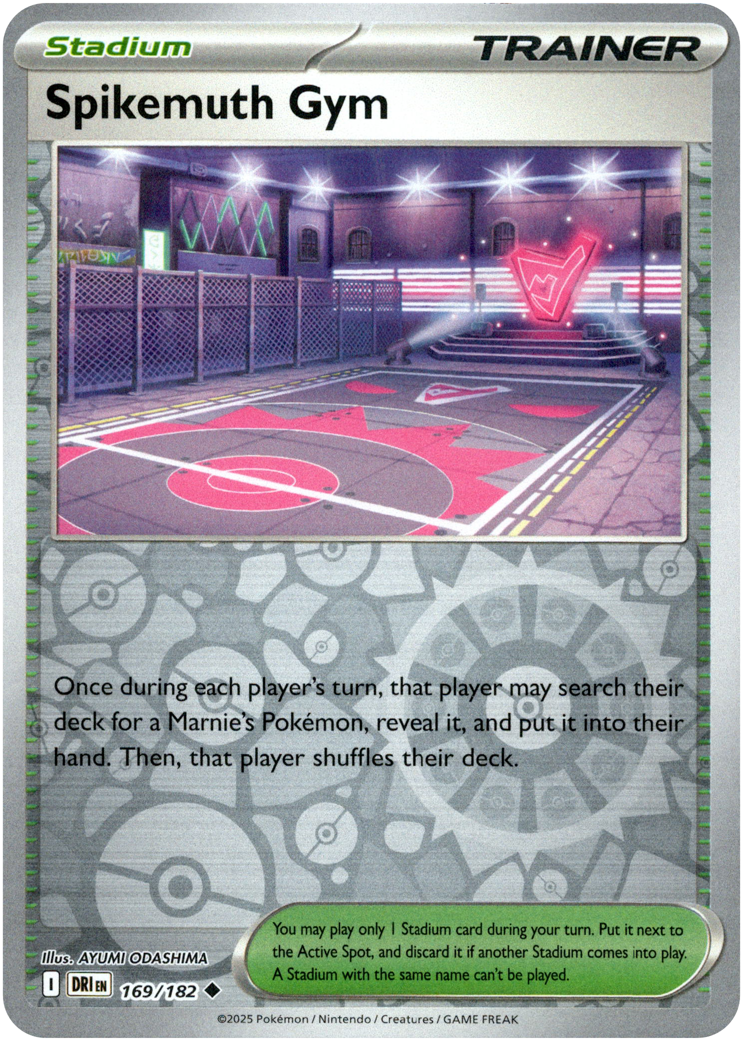 Spikemuth Gym - 169/182 - Destined Rivals - Reverse Holo - Card Cavern