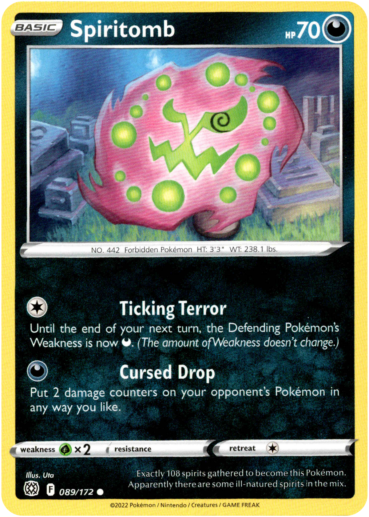 Spiritomb - 089/172 - Brilliant Stars - Card Cavern