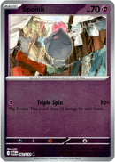 Spoink - 062/132 - Mega Evolution - Reverse Holo - Card Cavern