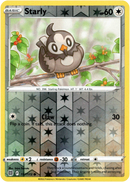 Starly - 117/172 - Brilliant Stars - Reverse Holo - Card Cavern
