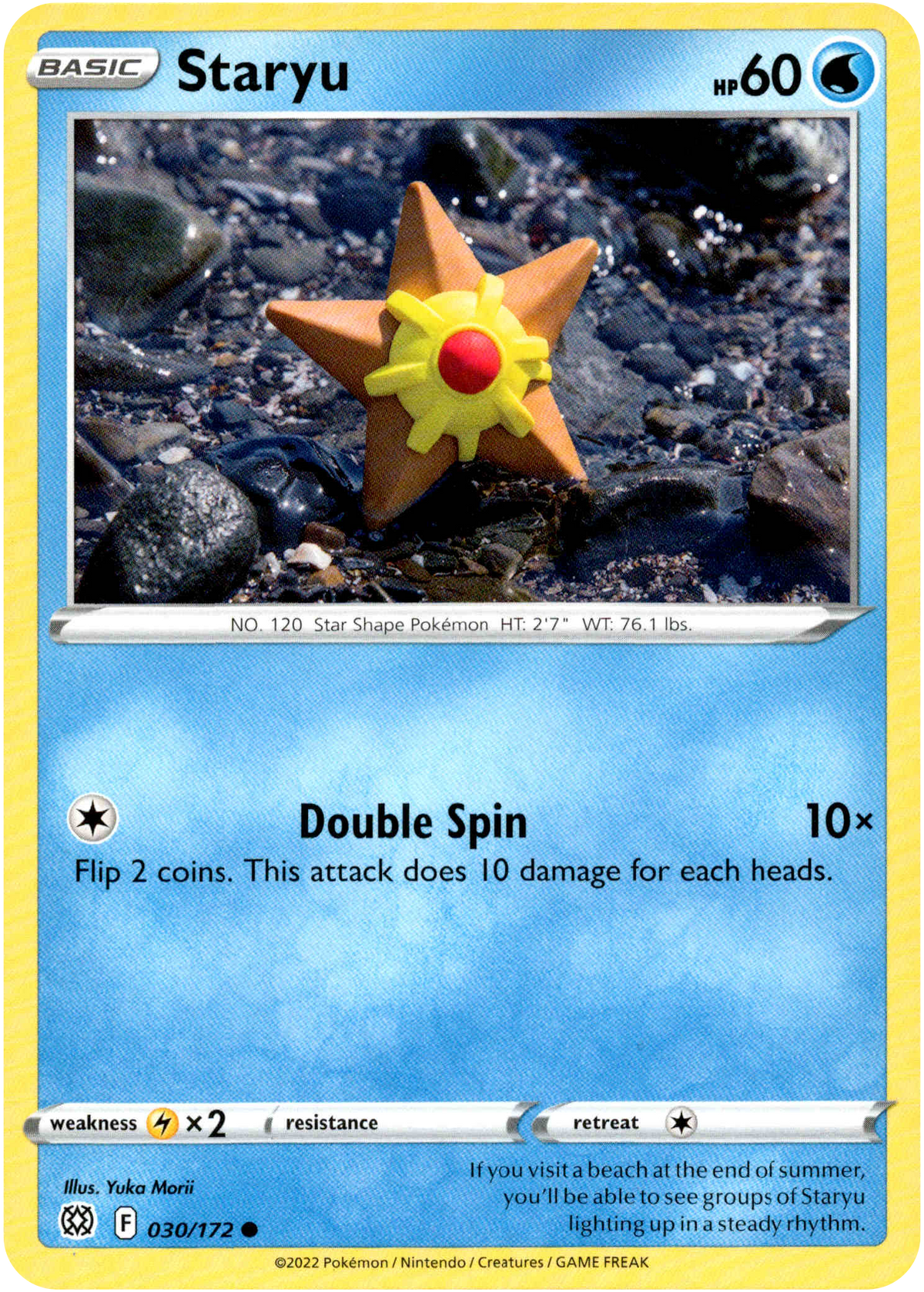 Staryu - 030/172 - Brilliant Stars - Card Cavern