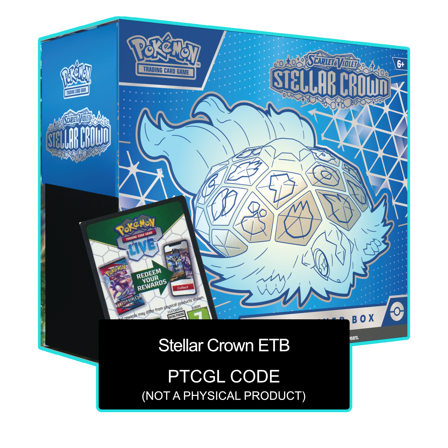 Stellar Crown ETB - PTCGL Code - Card Cavern