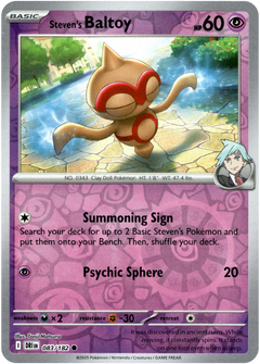 Steven's Baltoy - 083/182 - Destined Rivals - Reverse Holo - Card Cavern