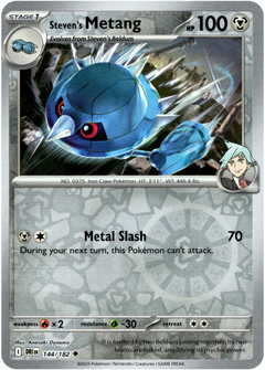 Steven's Metang - 144/182 - Destined Rivals - Reverse Holo - Card Cavern