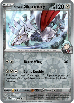 Steven's Skarmory - 142/182 - Destined Rivals - Reverse Holo - Card Cavern