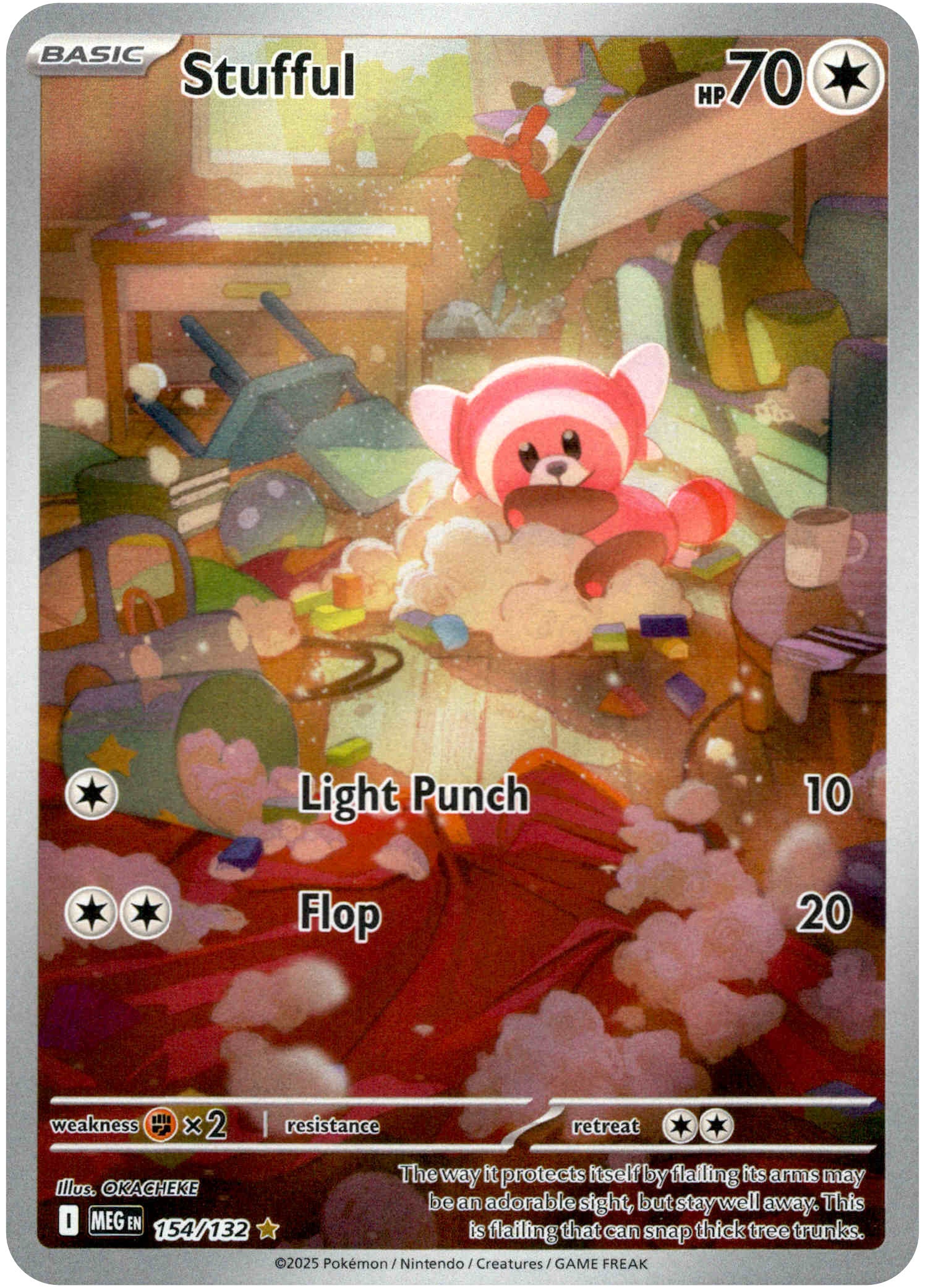 Stufful - 154/132 - Mega Evolution - Holo - Card Cavern