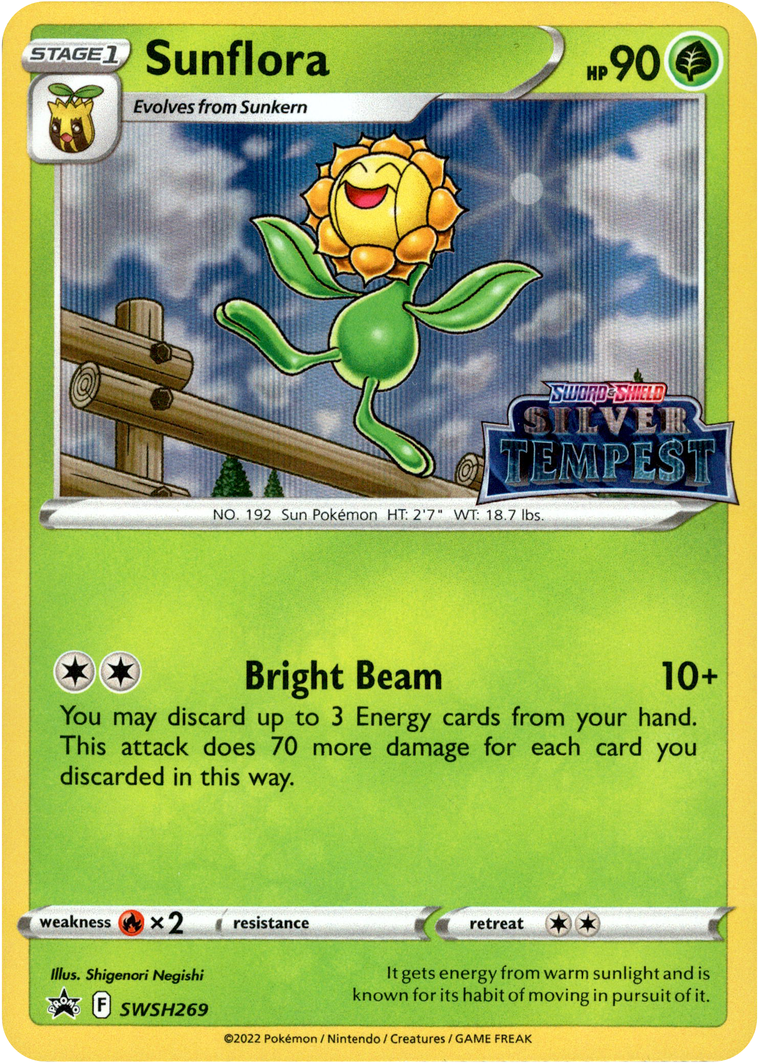 Sunflora - SWSH269 - Sword & Shield Promo - Card Cavern