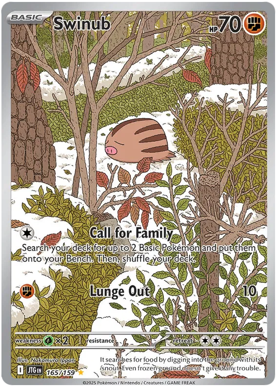 Swinub - 165/159 - Journey Together - Holo - Card Cavern