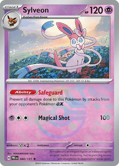 Sylveon (Master Ball Pattern) - 040/131 - Prismatic Evolutions - Holo - Card Cavern