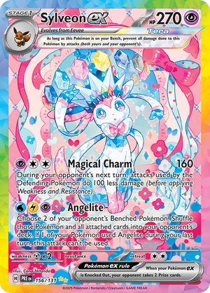 Sylveon ex - 156/131 - Prismatic Evolutions - Holo - Card Cavern