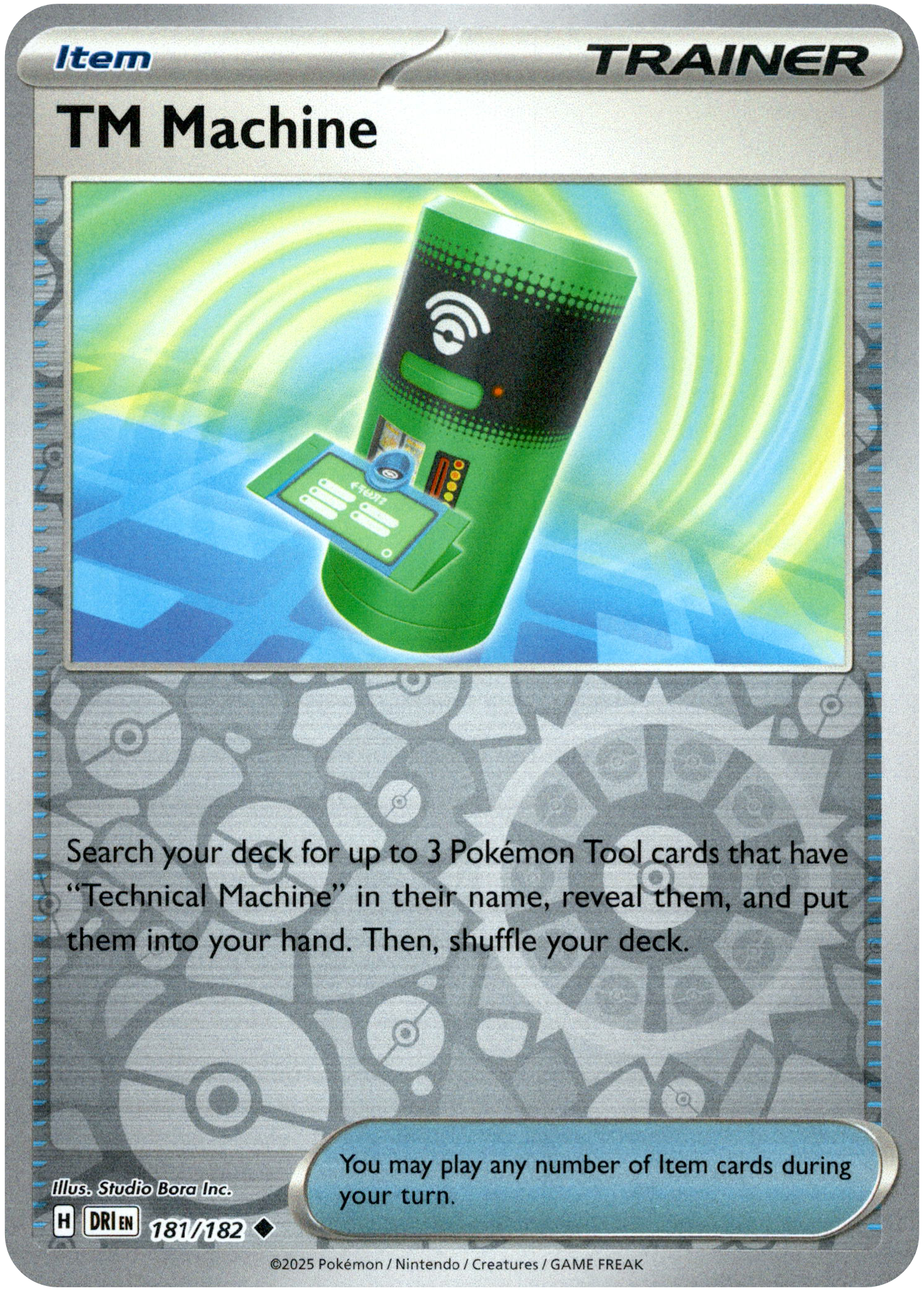 TM Machine - 181/182 - Destined Rivals - Reverse Holo - Card Cavern