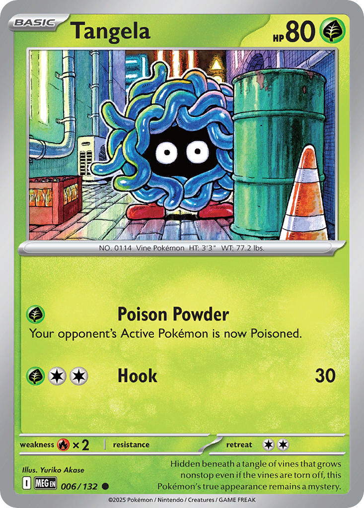 Tangela - 006/132 - Mega Evolution - Card Cavern