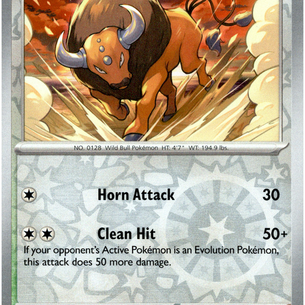 tauros pokemon card [JP] Paldean - 024/106 (024/106) if tails The Cards Of Pokmon TCG: