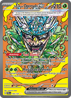 Teal Mask Ogerpon ex - 145/131 - Prismatic Evolutions - Holo - Card Cavern