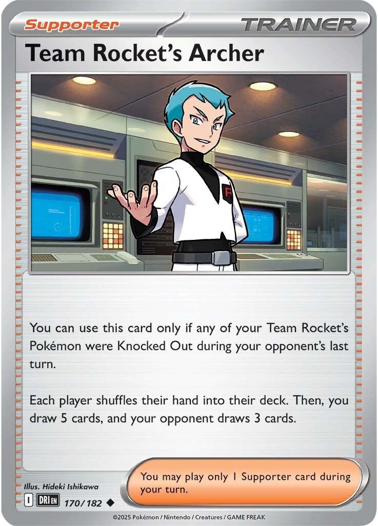 Team Rocket's Archer - 170/182 - Destined Rivals - Card Cavern