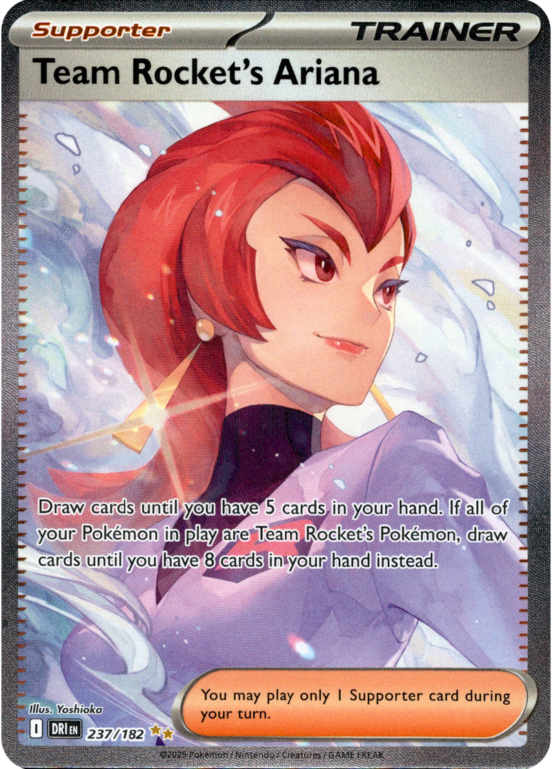 Team Rocket's Ariana - 237/182 - Destined Rivals - Holo Card Cavern Trading Cards, LLC Team Rocket's Ariana - 237/182 - Destined Rivals - Holo Card Cavern Trading Cards, LLC