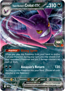Team Rocket's Crobat ex - 122/182 - Destined Rivals - Holo - Card Cavern