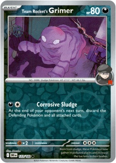 Team Rocket's Grimer - 123/182 - Destined Rivals - Reverse Holo - Card Cavern
