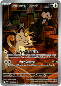 Team Rocket's Meowth - 203/182 - Destined Rivals - Holo - Card Cavern