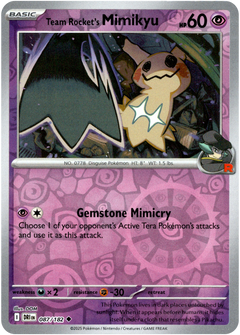 Team Rocket's Mimikyu - 087/182 - Destined Rivals - Reverse Holo - Card Cavern