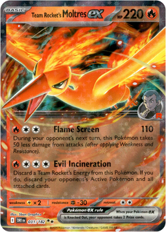 Team Rocket's Moltres ex - 031/182 - Destined Rivals - Holo - Card Cavern