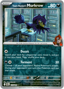 Team Rocket's Murkrow - 127/182 - Destined Rivals - Reverse Holo - Card Cavern