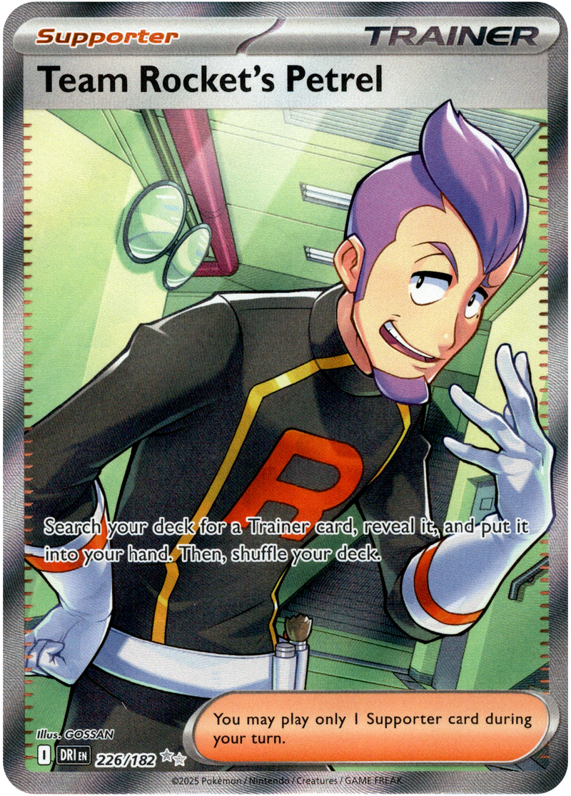 Team Rocket's Petrel - 226/182 - Destined Rivals - Holo Card Cavern Trading Cards, LLC Team Rocket's Petrel - 226/182 - Destined Rivals - Holo Card Cavern Trading Cards, LLC