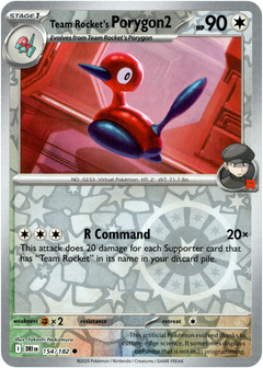 Team Rocket's Porygon2 - 154/182 - Destined Rivals - Reverse Holo - Card Cavern