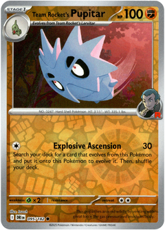 Team Rocket's Pupitar - 095/182 - Destined Rivals - Reverse Holo - Card Cavern