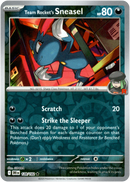 Team Rocket's Sneasel - 128/182 - Destined Rivals - Reverse Holo - Card Cavern