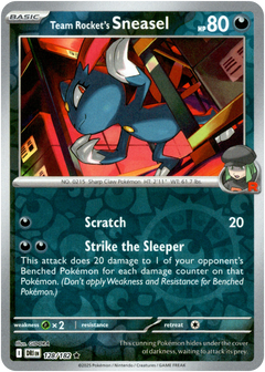 Team Rocket's Sneasel - 128/182 - Destined Rivals - Reverse Holo - Card Cavern