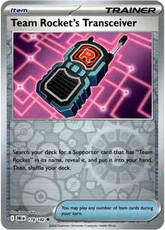 Team Rocket's Transceiver - 178/182 - Destined Rivals - Reverse Holo - Card Cavern