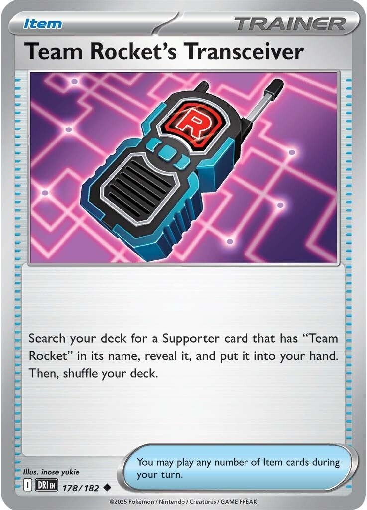 Team Rocket's Transceiver - 178/182 - Destined Rivals - Card Cavern