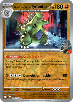 Team Rocket's Tyranitar - 096/182 - Destined Rivals - Reverse Holo - Card Cavern