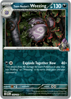 Team Rocket's Weezing - 126/182 - Destined Rivals - Reverse Holo - Card Cavern