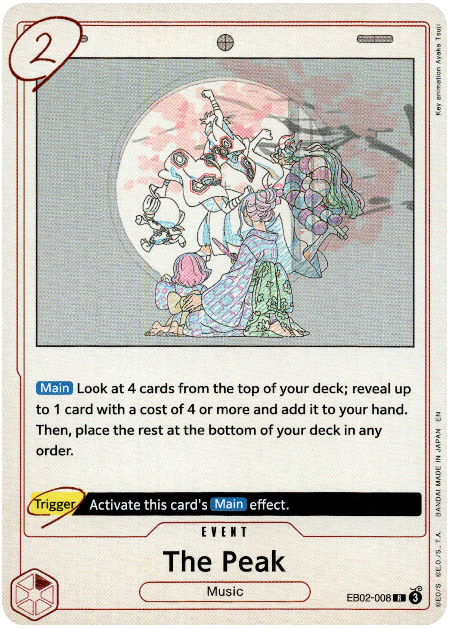 The Peak - EB02-008 R - Anime 25th Collection - Card Cavern