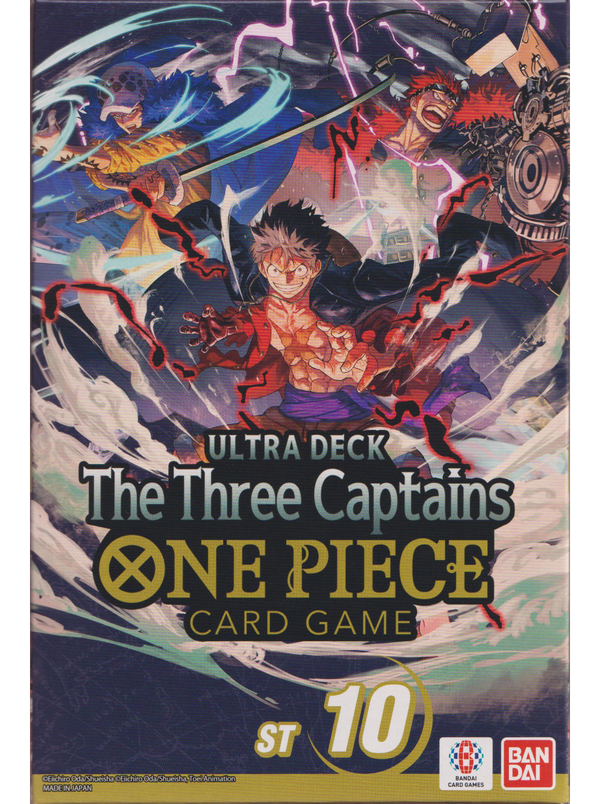 The Three Captains ST10 Ultra Deck - One Piece Card Game - Card Cavern
