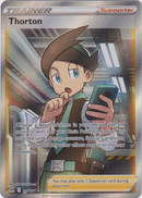 thorton pokemon card Thorton (Full Art) 195/196 Ultra Rare Lost Origin Pokemon TCG
