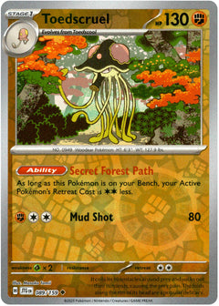 Toedscruel - 089/159 - Journey Together - Reverse Holo - Card Cavern