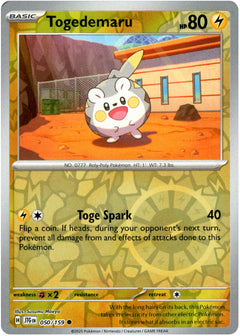 Togedemaru - 050/159 - Journey Together - Reverse Holo - Card Cavern