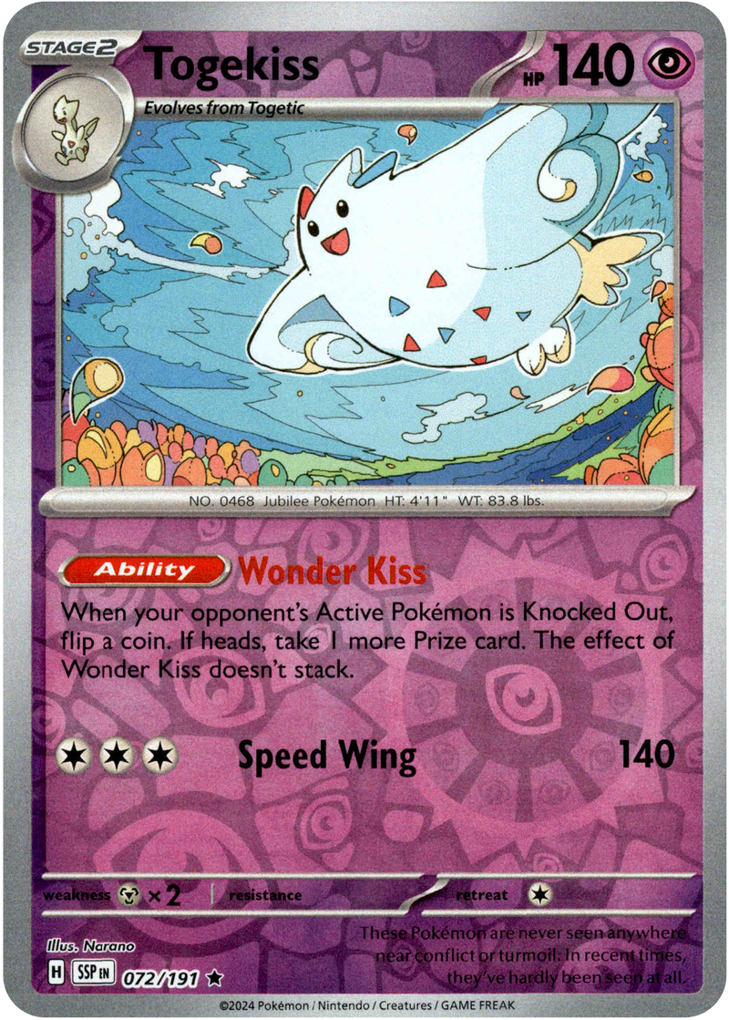Togekiss - 072/191 - Surging Sparks