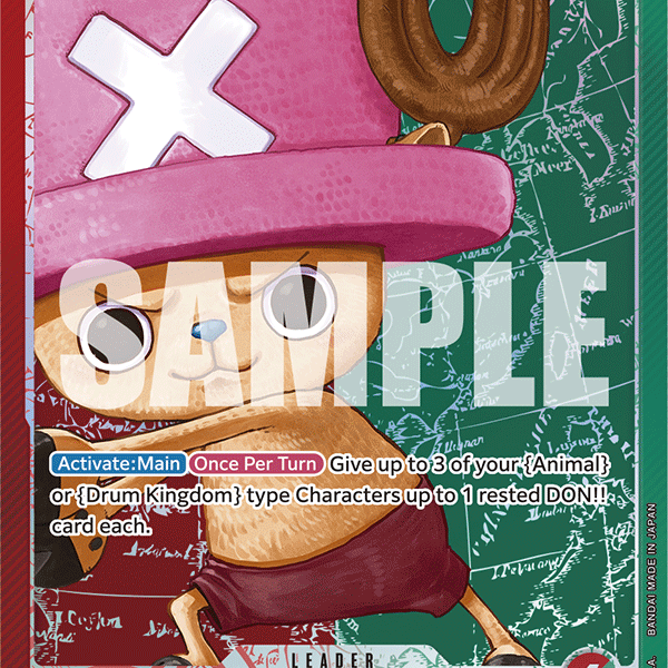 One Piece Booster Box JapOn - Tony Tony Chopper Leader Alternative