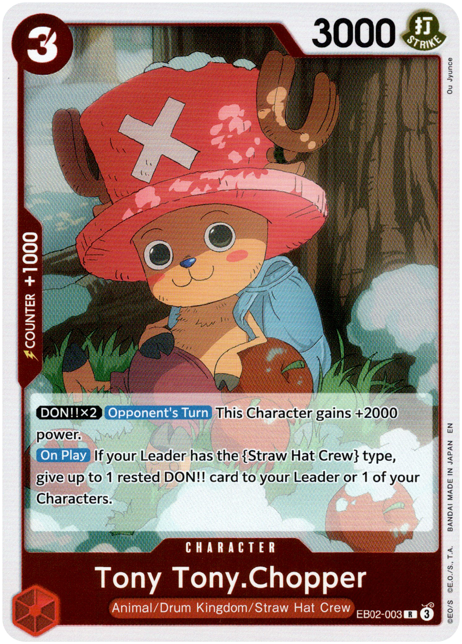 Tony Tony.Chopper - EB02-003 R - Anime 25th Collection - Foil - Card Cavern