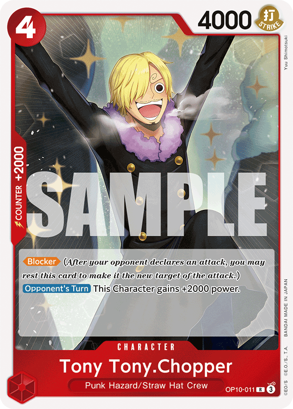 Tony Tony.Chopper - OP10-011 R - Royal Blood - Foil - Card Cavern