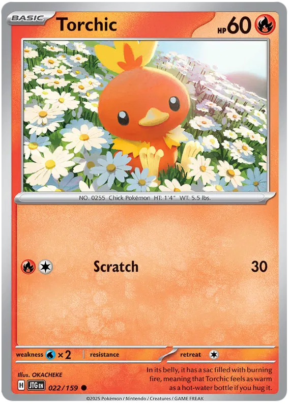 Torchic - 022/159 - Journey Together - Card Cavern